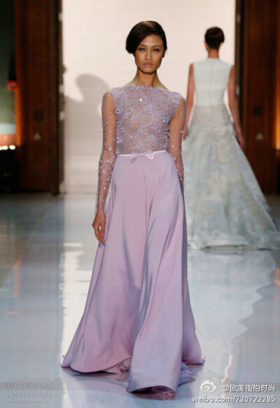 Georges Hobeika 2014 柔和馬卡龍色婚紗禮服系列