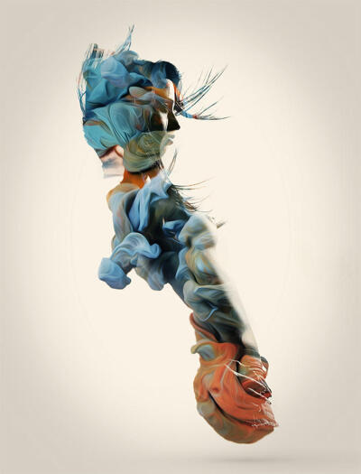 Alberto Seveso ，出生于米兰的意大利艺术家。Alberto Seveso 一直在思考要如何以其他的形式重新诠释潮流艺术。他将彩色墨汁滴入水中的画面，和人体结合起来，创作了这些作品。水与墨一直是Alberto Seveso着力探索的…