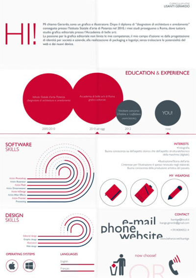 平面设计欣赏10例国外创意个人简历设计
