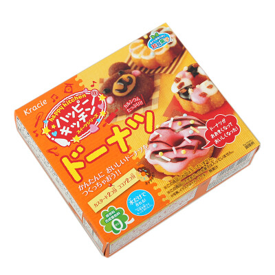 日本嘉娜宝kracie知育菓子迷你甜甜圈DIY手工糖果玩具益智糖果41g