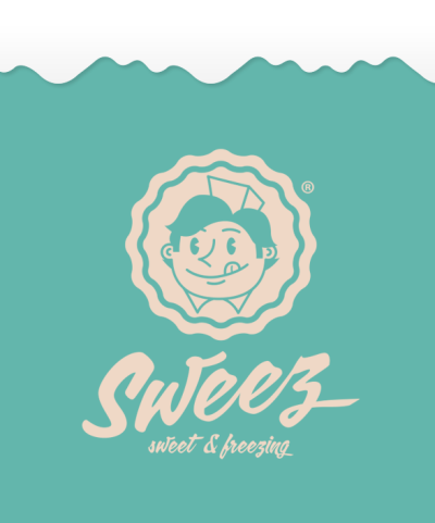 平面设计欣赏巴西Sweez甜品店VI品牌设计