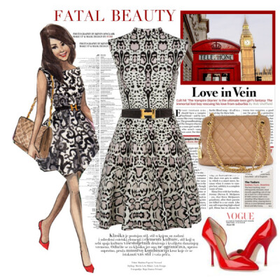 A fashion look from August 2012 featuring Alaïa dresses, Chanel tote bags y Hermès belts. Browse and shop related looks.