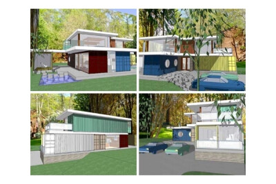 Prefabricated 20ft container houses