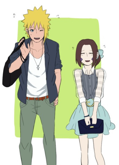 #NARUTO#水门班，萌萌哒！【pixiv:artist:夢恋 id=1568601】