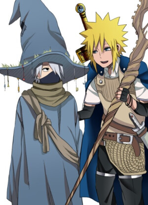 #NARUTO#水门班，萌萌哒！【pixiv:artist:夢恋 id=1568601】
