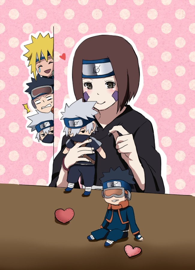 #NARUTO#水门班，萌萌哒！【pixiv:artist:夢恋 id=1568601】