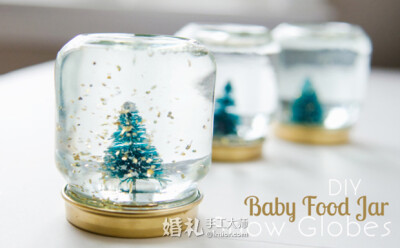 [imior.com]婚品DIY 松树雪花玻璃瓶 可爱浪漫的小饰品 更多:http://www.imior.com/goods/show?gid=6372