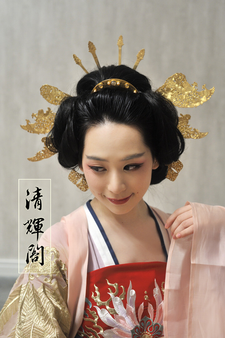 清辉阁汉服 极乐天之大袖衫.2014夏季新品.长安六梦.唐制大袖衫