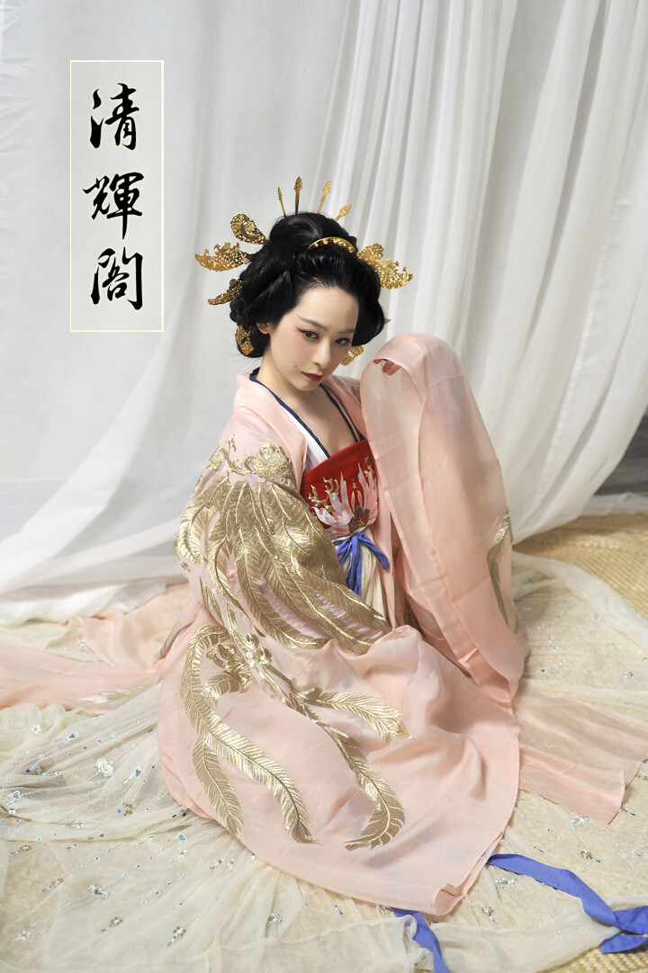 清辉阁汉服 极乐天之大袖衫.2014夏季新品.长安六梦.唐制大袖衫