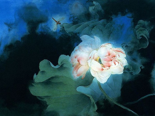 邹传安工笔画欣赏