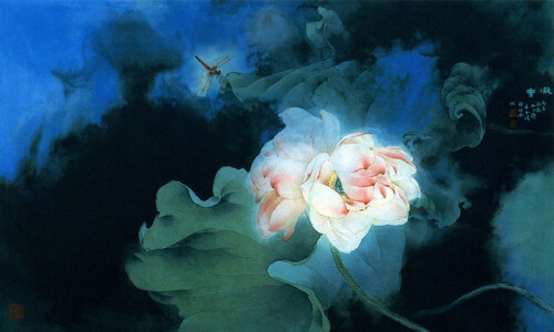 邹传安工笔画欣赏