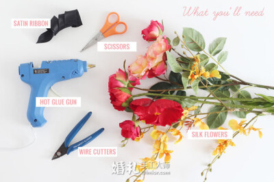 [imior.com]婚品DIY 绢花无香照样能做出美丽的手腕花 更多:http://www.imior.com/goods/show?gid=6384