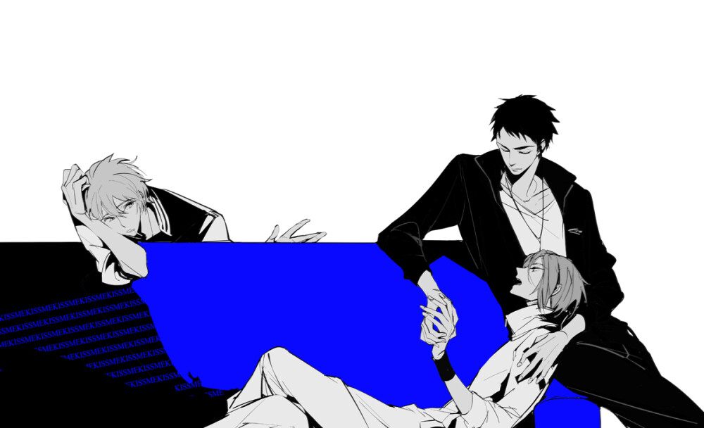 Tags: Fanart, Tumblr, Apol, Matsuoka Rin, Free!, Yamazaki Sosuke, Kisumi Shigino