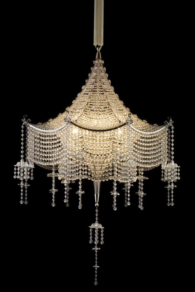 Pagoda chandelier ~ The Scala theater ~ Vienna ~ 1922