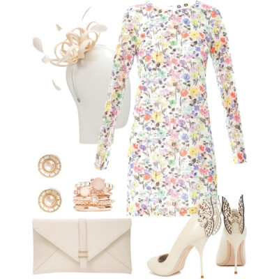 A fashion look from February 2014 featuring MSGM dresses, Sophia Webster pumps and John Lewis clutches. Browse and shop related looks.