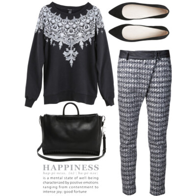 A fashion look from November 2013 featuring Ksubi sweaters, DAMIR DOMA pants and Witchery flats. Browse and shop related looks.