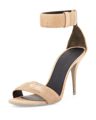 Antonia Stingray Ankle-Wrap Sandal