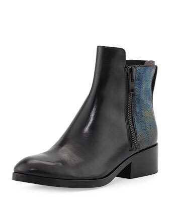 Alexa Petrol Ankle Boot