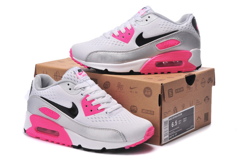 AIR MAX90 PREMIUM EM针织 女款白银粉 36-39