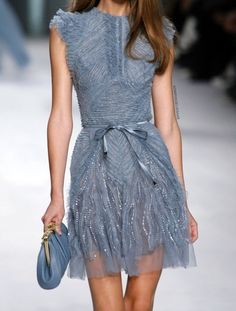 Elie Saab blue dress