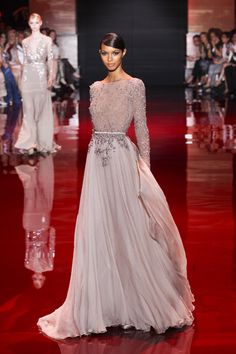 Elie Saab Fall Couture 2013, just imagine an anarkali like this, actually it will just be a normal dress, but either way, this is beautiful