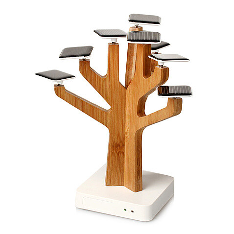 太阳能树形充电器