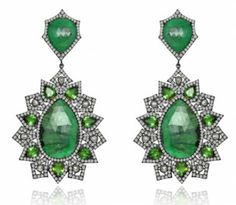 Sutra’s emerald and diamond earrings