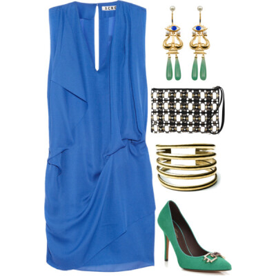 A fashion look from June 2013 featuring Acne Studios dresses, Bruno Magli pumps and Marni clutches. Browse and shop related looks.