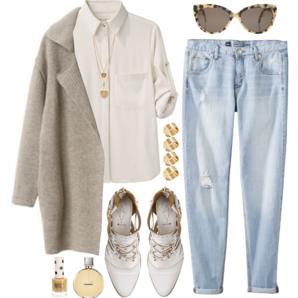 A fashion look from March 2014 featuring PEPER cardigans, rag &amp;amp; bone tops and Mossimo jeans. Browse and shop related looks.