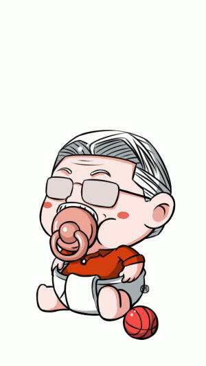 #吸奶嘴#系列——《婴儿座》高清无水印手机壁纸、头像，第二十期《灌篮高手》樱木花道：“我是天才，哇哈哈哈。”