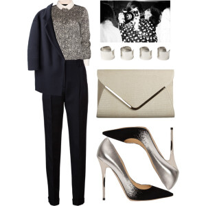 A fashion look from November 2013 featuring Chloé blouses, Jacquemus coats and Balmain pants. Browse and shop related looks.