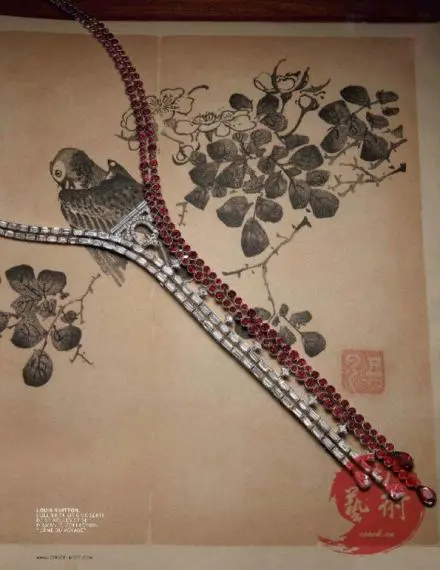 中国当代墨宝集 当世界顶级珠宝遇上中国传统水墨画。 - 高清图片，堆糖，美图