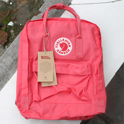  北极狐Fjallraven Kanken桃红classic mini双肩背包书包