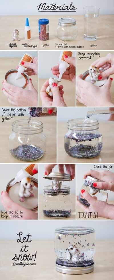 DIY Snow Globe Pictures, Photos, and Images for Facebook, Tumblr, Pinterest, and Twitter