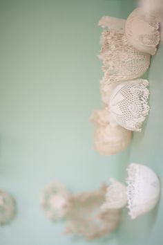 DIY Doily Backdrop Ruffled