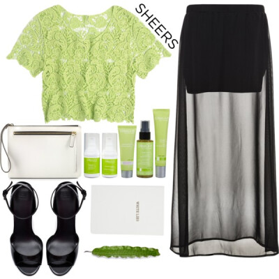 A fashion look from January 2014 featuring Benetton skirts, Zara sandals and Rebecca Minkoff clutches. Browse and shop related looks.