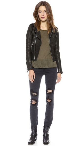 RtA Leather Biker Jacket