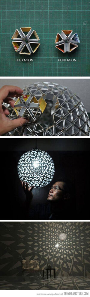 Awesome Cardboard Lamp