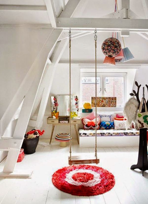 eclectic playroom