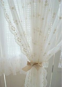 Lace curtain ♥ Romantic Cottage