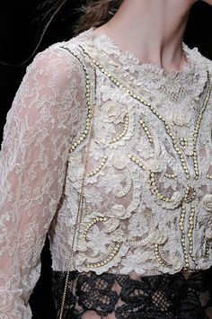 lace and pearls