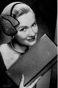 1950's Cocktail Hat and Purse Handbag Vintage by PamoolahVintage, $3.50