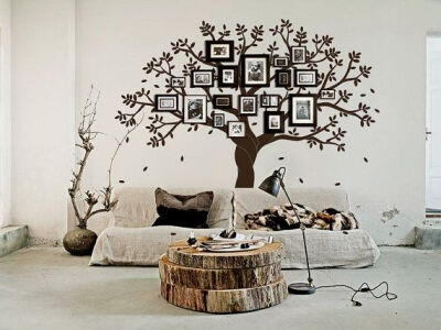 Family tree wall decal