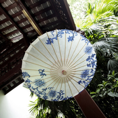 泸州油纸伞 青花瓷