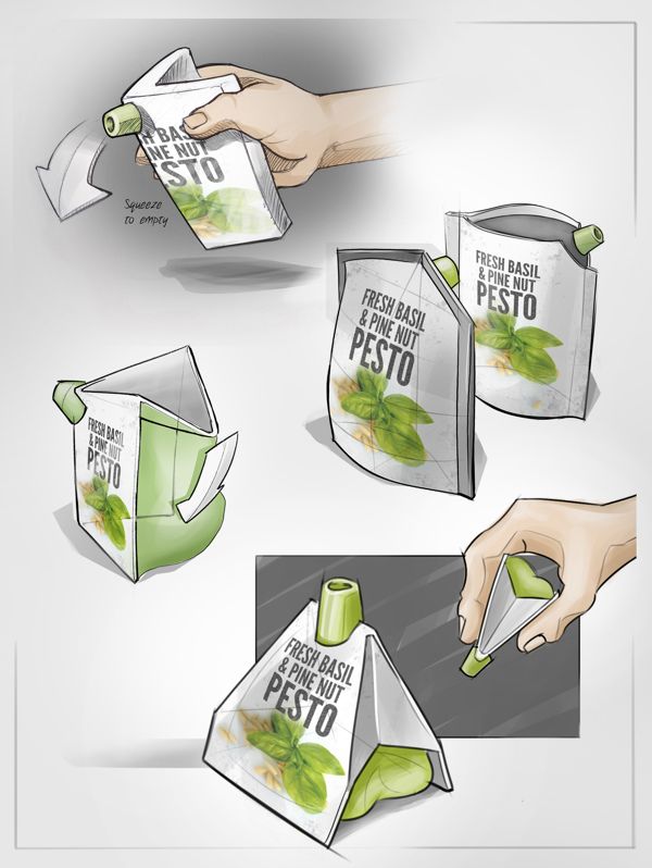 [2013] Spoilage-preventing food packaging. by Fernand de Wolf, via Behance