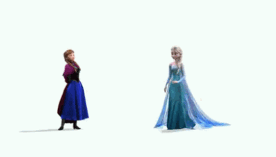 《冰雪奇缘》Anna和Elsa打雪仗，哈...
