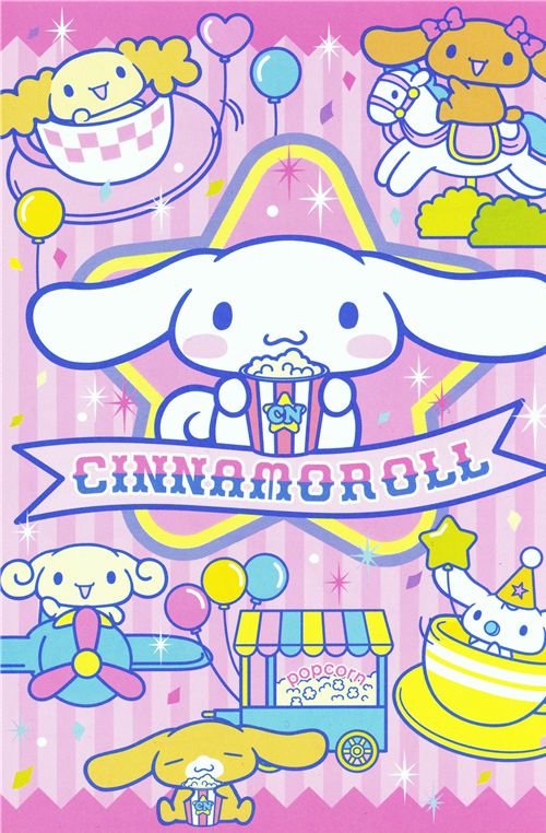 blue Cinnamoroll small coloring book Sanrio Japan 2