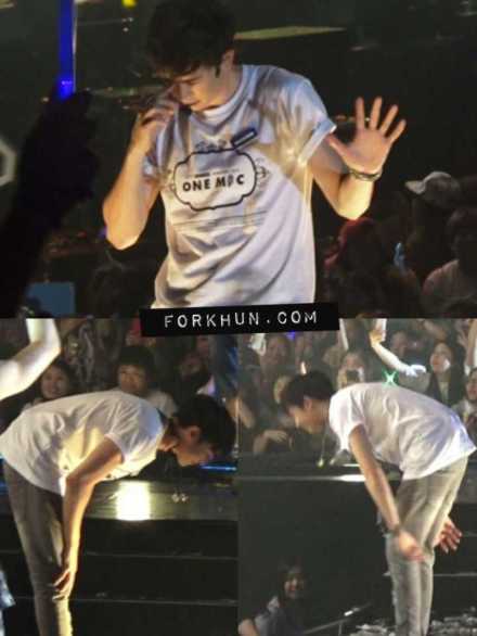 #Nichkhun# 【ForKhun】【140831 JYPNation ONE MIC in HONG KONG】Khunnie啊 好久不见的舞台上的你 特别耀眼 特别闪亮呢越来越man 越来越帅气 在台下看着你都觉得好骄傲替你记录下这些时刻 以后一起回忆吧以为你今天要站在冰箱上 后来安可...每一个鞠躬的谢意 都很温暖