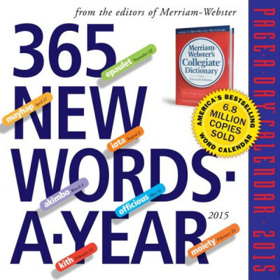 365 New Words.A.Year Page.A.Day Calendar +++http://www.barnesandnoble.com