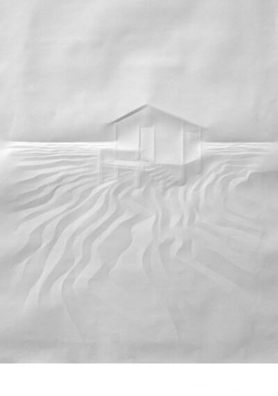 堪称无与伦比的神级折纸艺术作品，这些建筑完全是用纸张的折痕来表现的。 |德国艺术家Simon Schubert